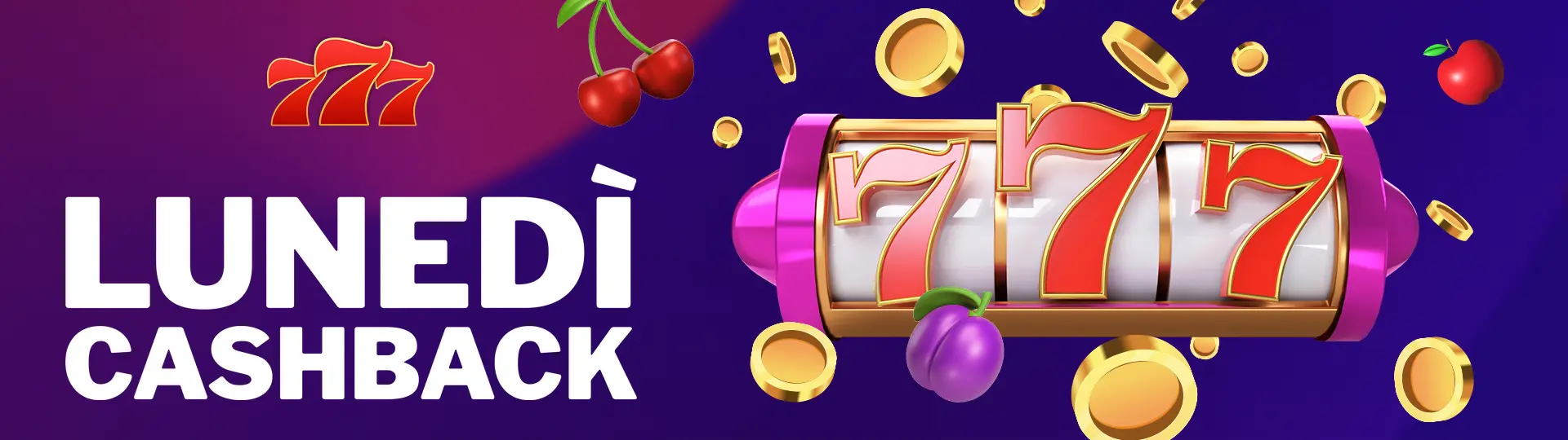 Lunedì Cashback: Ottieni il 10% di Rimborso su tutte le Tue Scommesse!